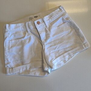 Old Navy | Size 0 | White Denim Shorts